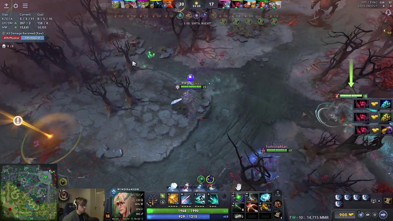 Topson playing ranked