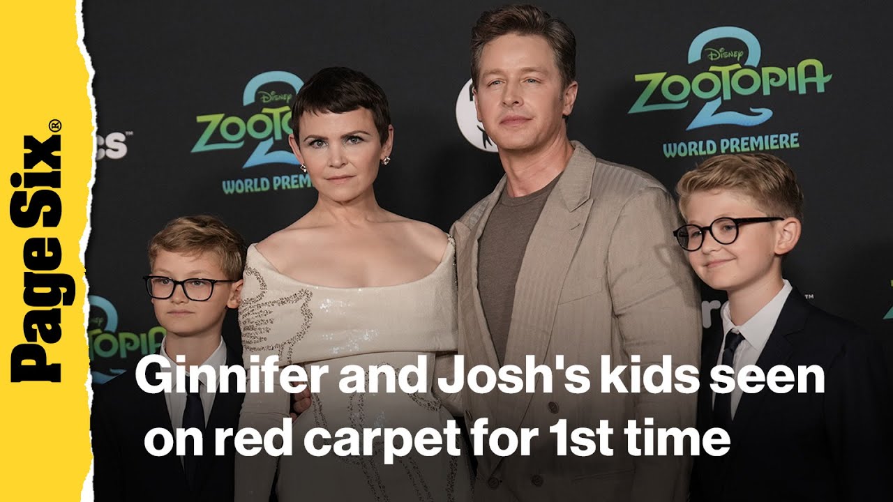 Ginnifer Goodwin & Josh Dallas' kids make first-ever red carpet appearance at 'Zootopia 2' premiere