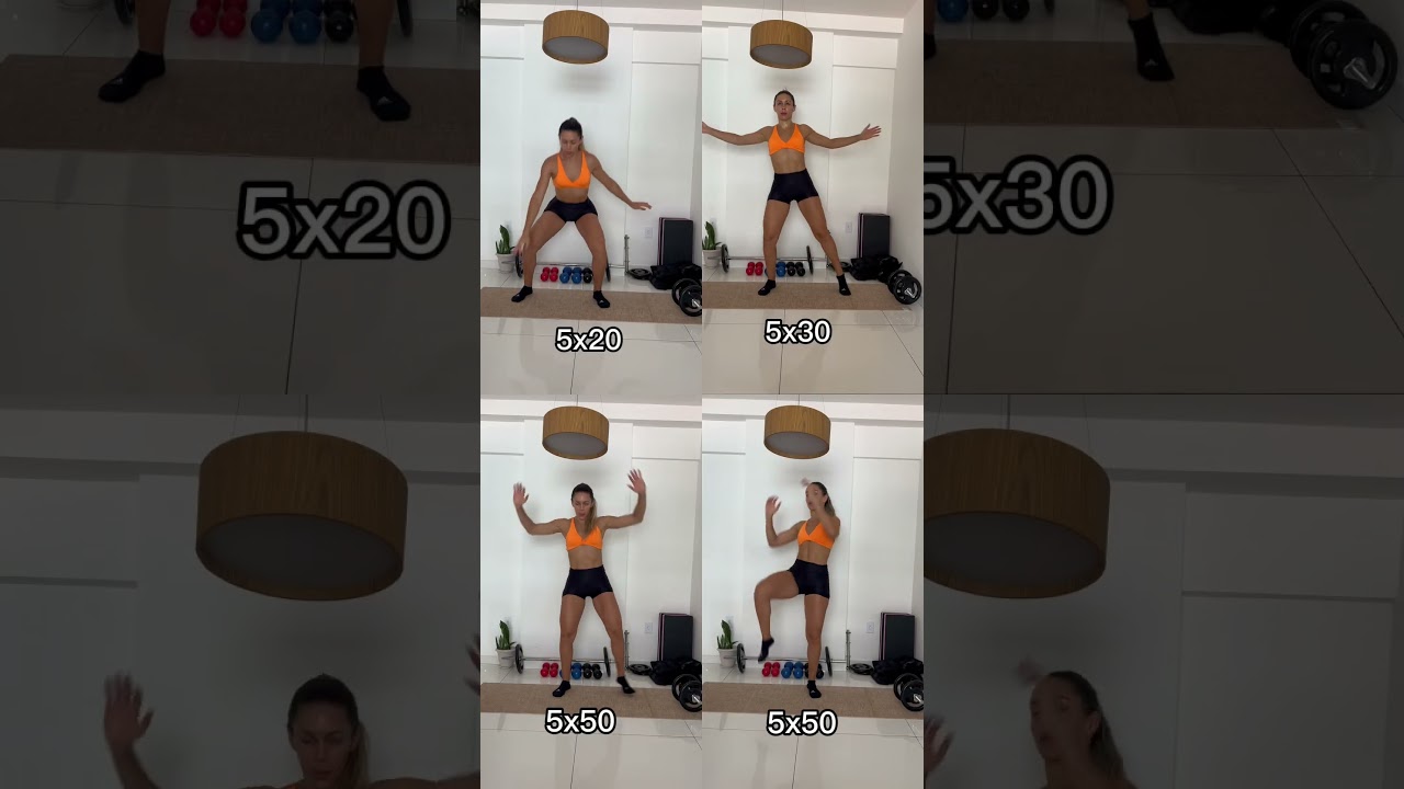 Trein&atilde;o CARDIO HIIT para QUEIMAR MUITA GORDURA sem impacto 🔥💪🏼 #exerc&iacute;cio #hiit #cardio
