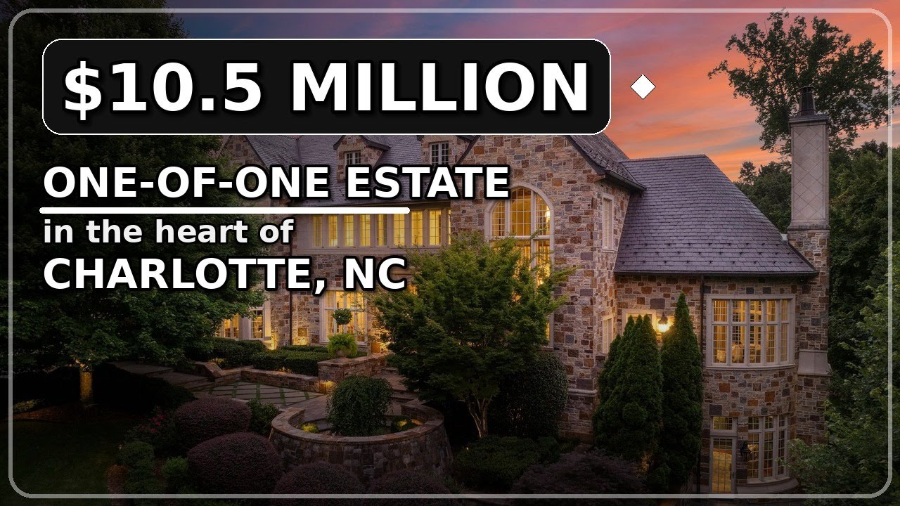 $10.5 Million 💎 One-Of-One Estate in the heart of Charlotte, NC  | 4536 Fox Brook Lane Luxury Tour