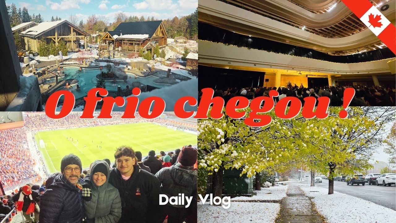 Como é viver o inverno em Toronto 🍁❄️ | Cansaço, cultura e pausas
