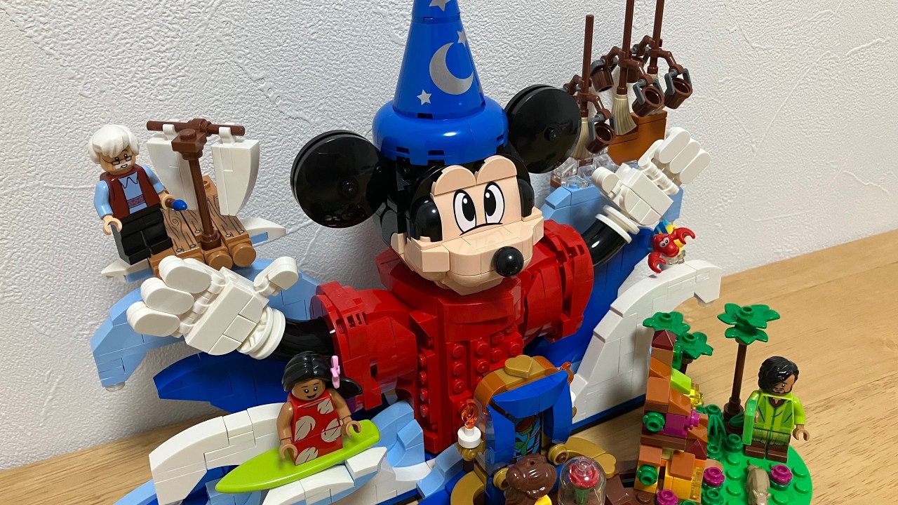 後半　LEGO  レゴアイディア　組み立て動画　ディズニーマジック　ミッキー　21352 MAGIC OF DISNEY