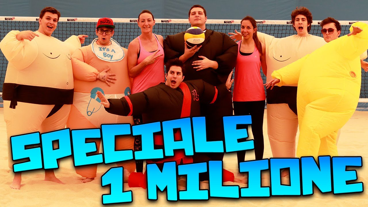 SUMO BEACH VOLLEY CHALLENGE - SPECIALE 1 MILIONE w/ Mates, Favij & Klaus