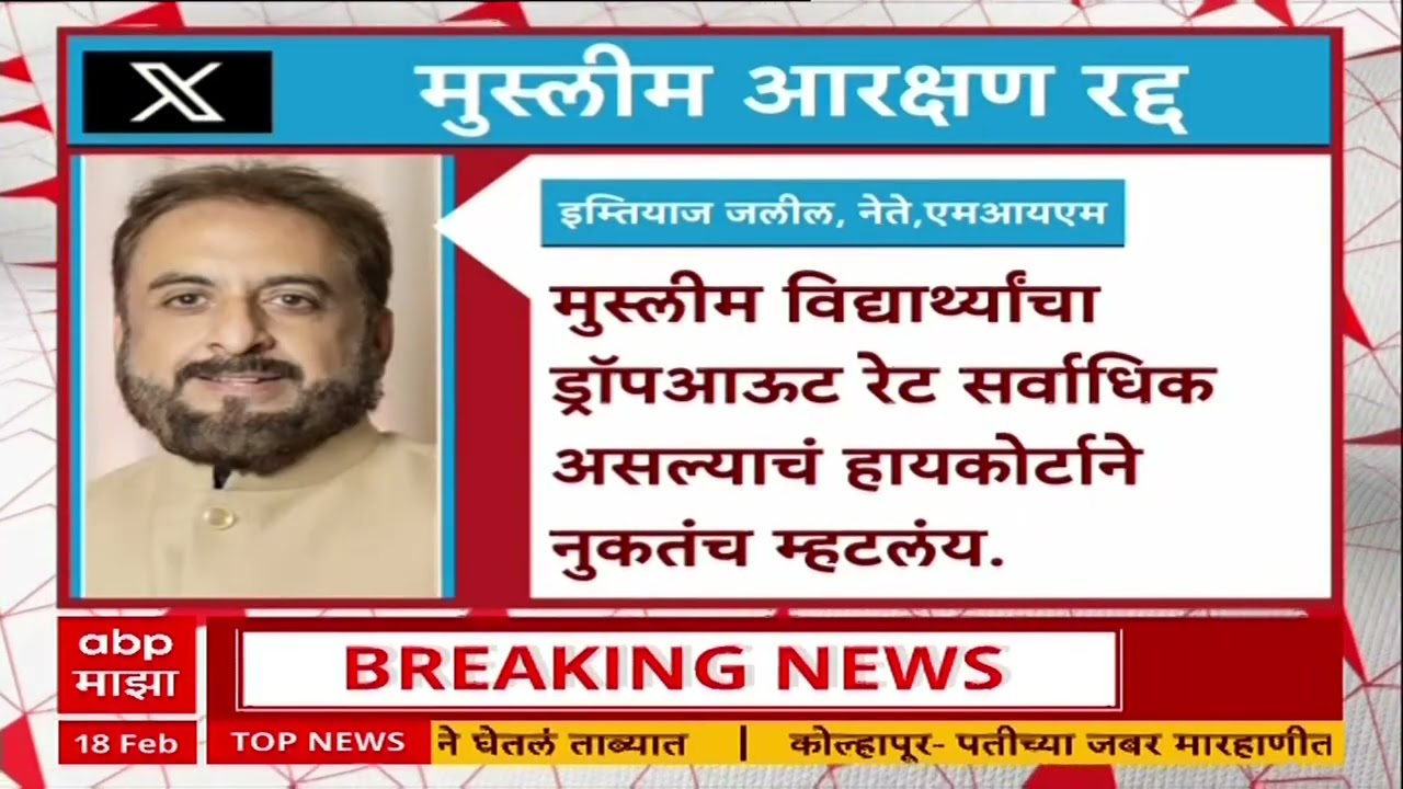 Imtiyaz Jalil X Post : सरकारने मुस्लिम बांधवांना रमजानाची भेटच दिली, इम्तियाज जलील यांची एक्स पोस्ट