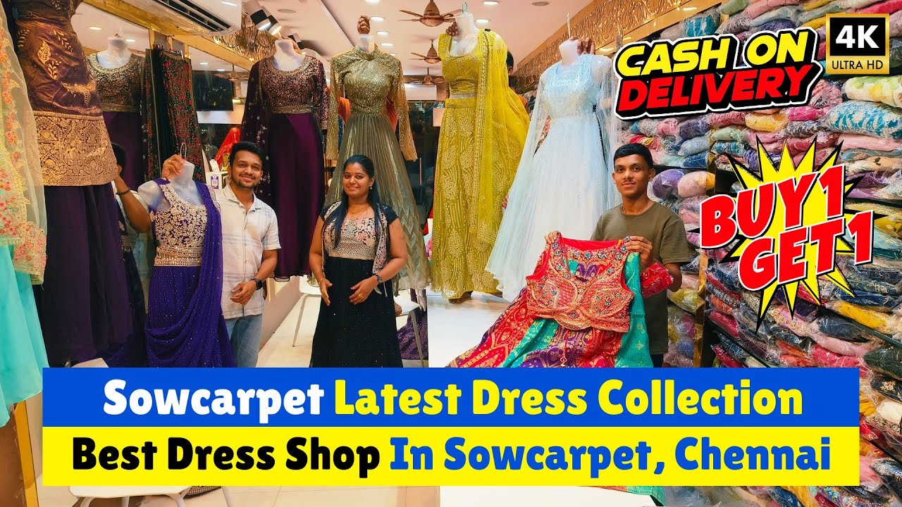 ➡️💥 [ COD Available ] Latest Sowcarpet Dresses | Shree Boutique Sowcarpet | Priya Just know fashion