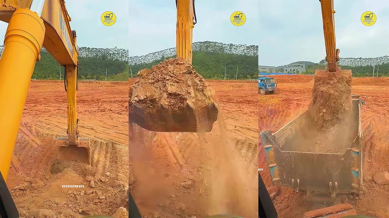 How To Excavators Load Soil Onto Trucks Professionally P1473
