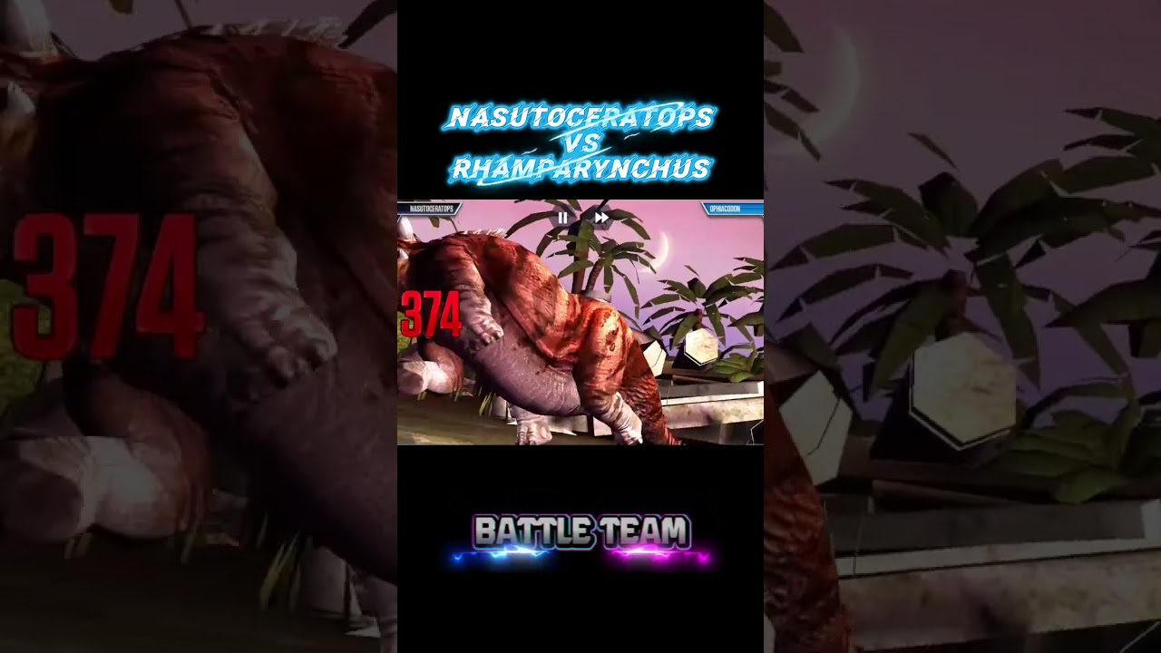 NASUTOCERATOPS VS RHAMPARUNCHUS 