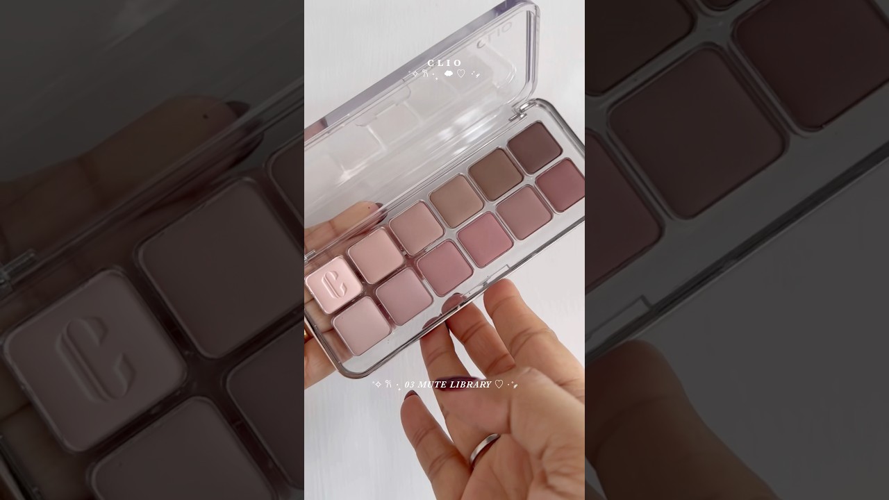 Clio Pro Eye Palette-03 Mute Library #koreanmakeup #clio #koreanbeauty