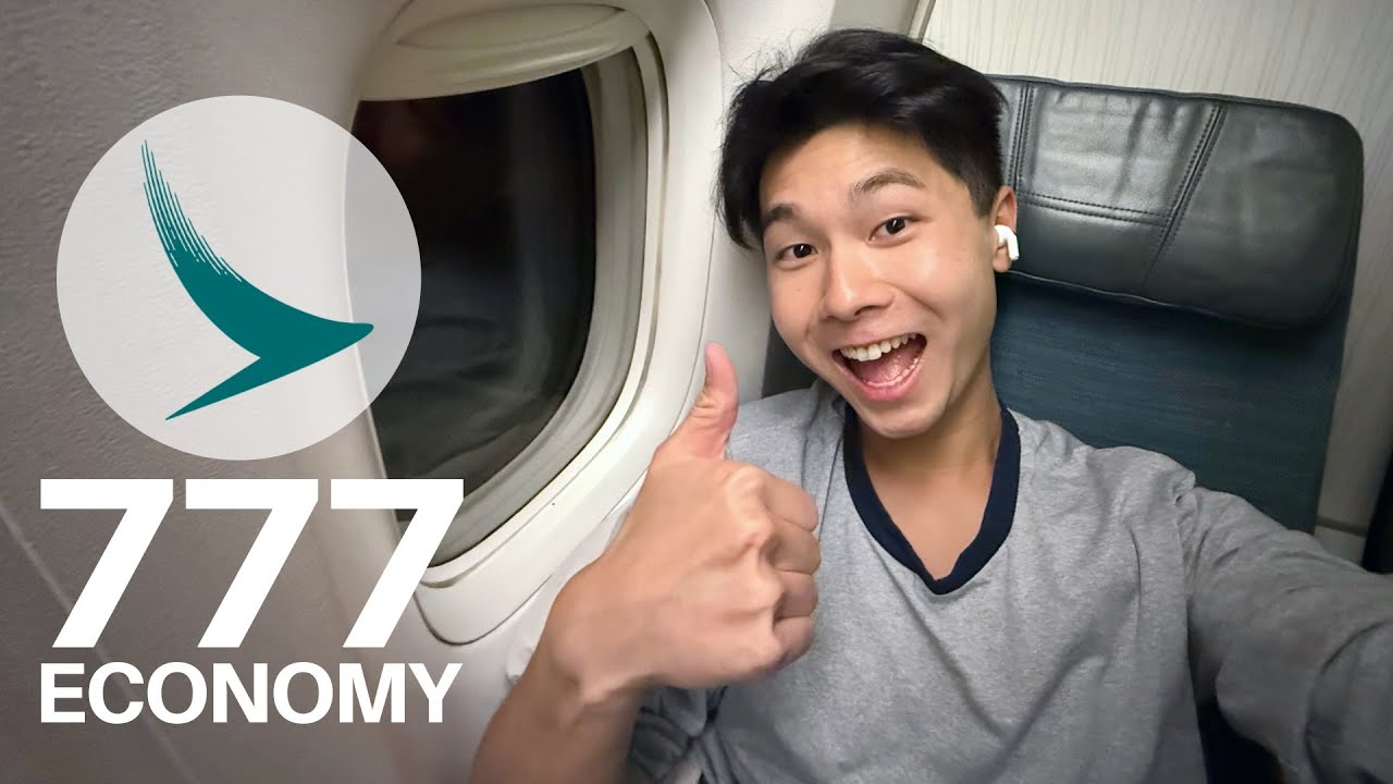 CATHAY PACIFIC Crew Treated Me Like a KING in ECONOMY Class 👑