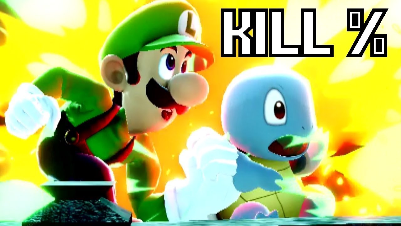 What Percentage Does Luigi's Up Special Kill At In Smash Bros Ultimate? (Omega Stages)