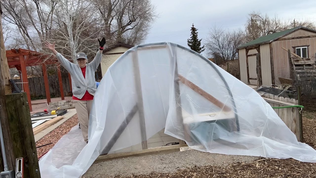 Little Greenhouse- Part 8 (Securing the Plastic!)