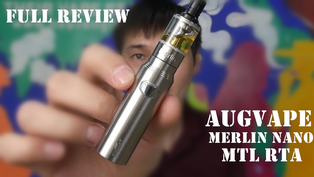 Augvape Merlin Nano MTL RTA | Best Affordable MTL Vape Tank of 2019?