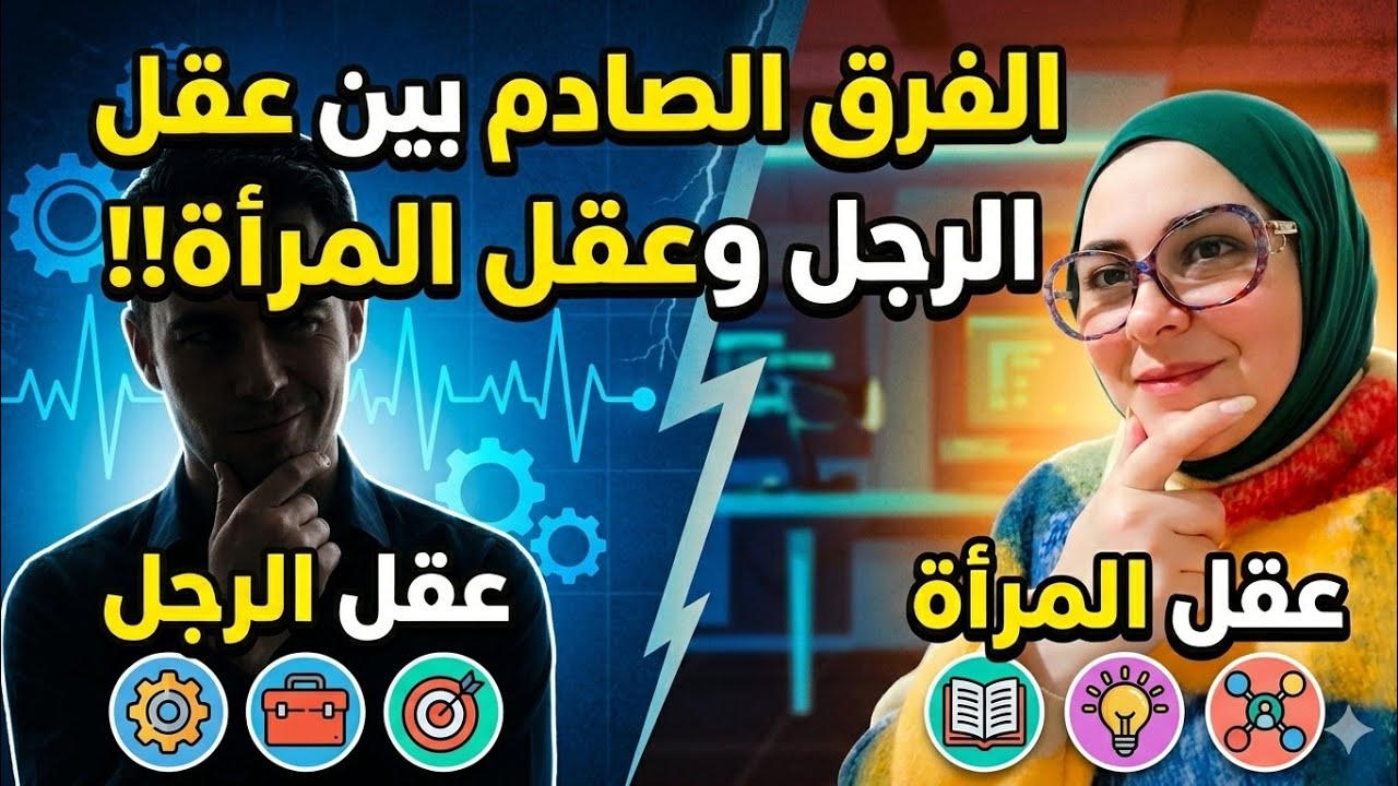 سيكولوجية الاختلاف بين الذكر والأنثى | كيف يعمل عقل الرجل والمرأة؟