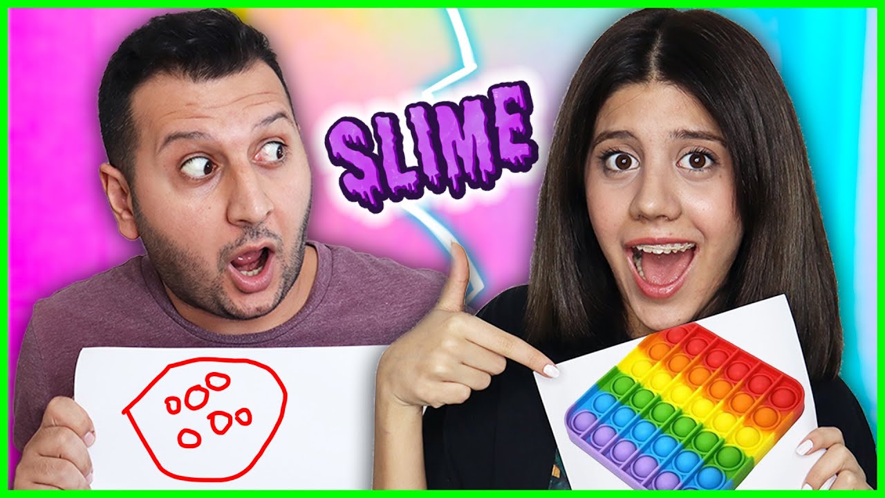 SLİME CHALLENGE 7 SANİYE RESİM ÇİZME YAĞMUR KAYA