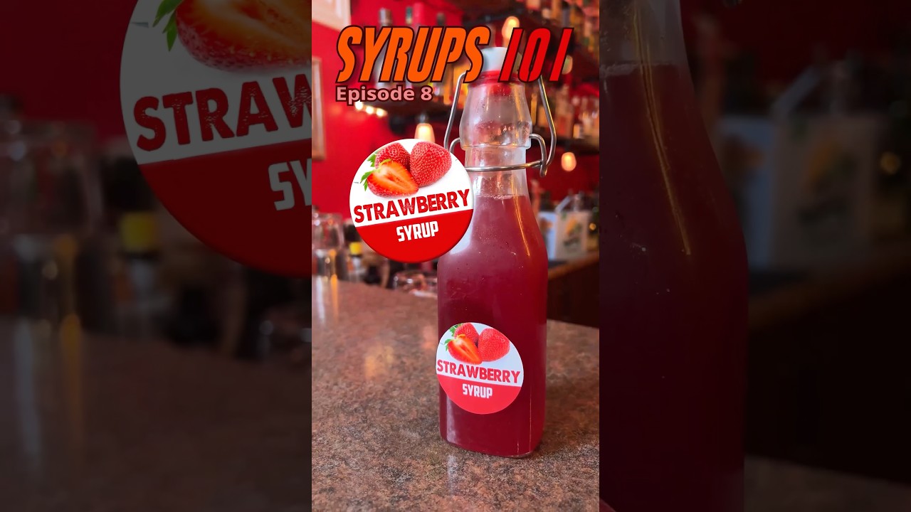 Сиропы 101 &mdash; как приготовить клубничный сироп дома 🍓