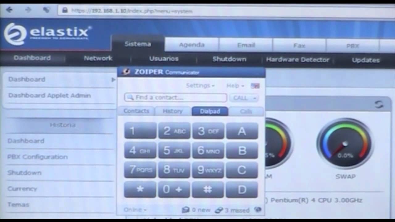 Demostración de servicios básicos de VoIP