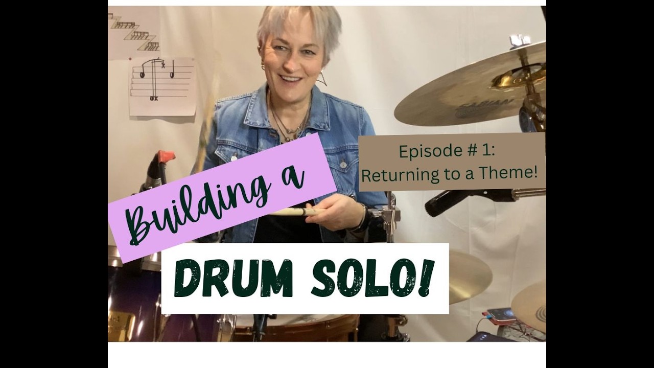 BUILDING A DRUM SOLO! New DRUM FILL ideas for creating your own drum solo!