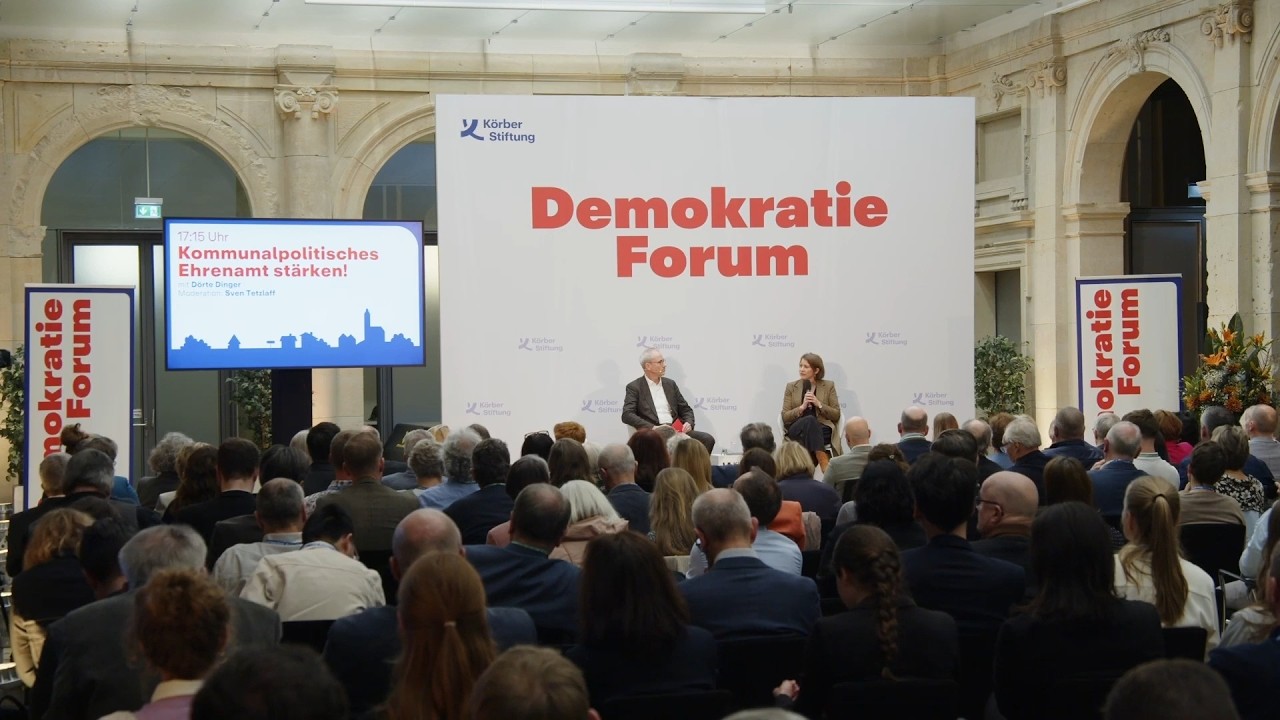 Demokratie Forum Kommunalpolitik 2026 – Gespräch mit Dörte Dinger, Chefin des Bundespräsidialamtes