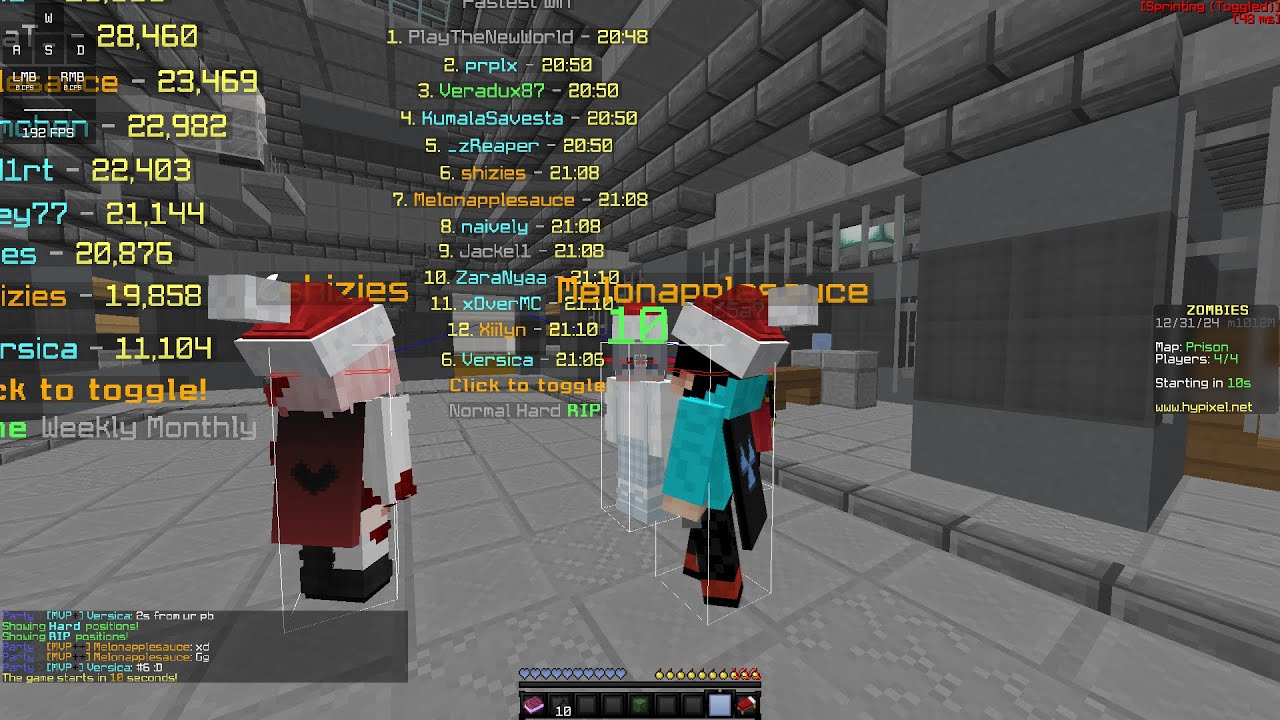 How to Speedrun Hypixel Prison Zombies (Outdated, Check Description for updated doc)