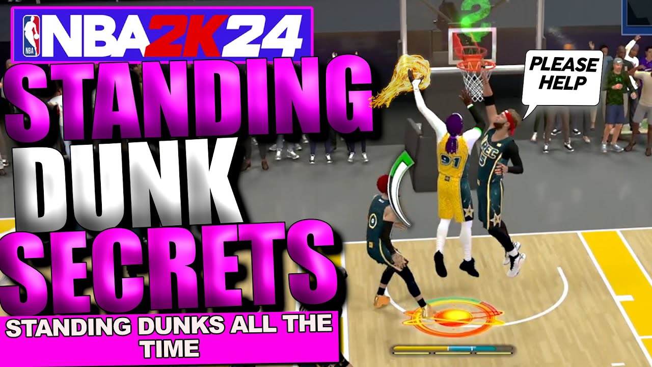 NBA 2K24 STANDING DUNKS METERS HIDDEN SECRETS YOU SHOULD KNOW