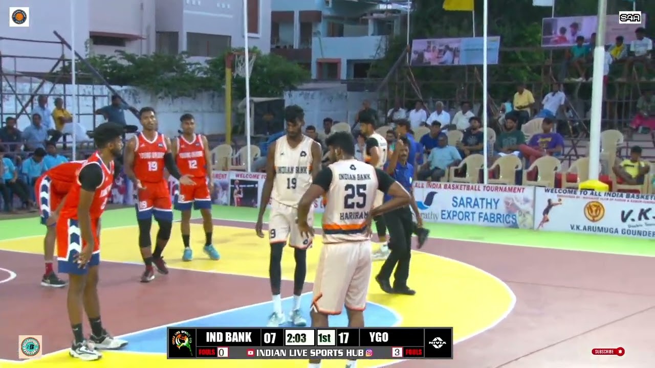 Indian Bank VS JAIN university #basketball #indianlivesportshub