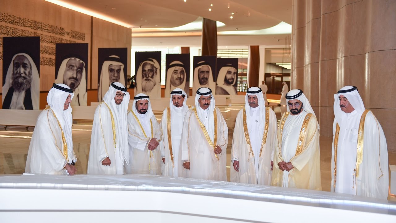 محمد بن راشد ومحمد بن زايد وحكَّام الإمارات يفتتحون 