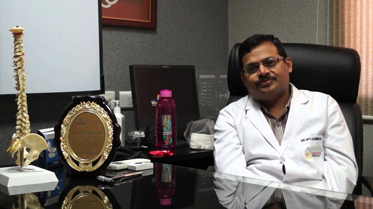Dr.G.P.V.Subbaiah,spine surgeon on minimally invasive spine surgery