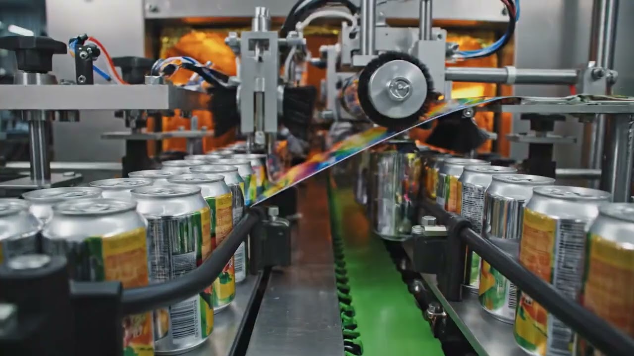Most Satisfying Industrial Production Line  Modern Factory Process. Soft Drink Plant!!!