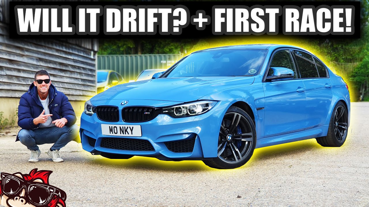 🐒 MY NEW CAR! FIRST RACE + WILL IT DRIFT? BMW M3