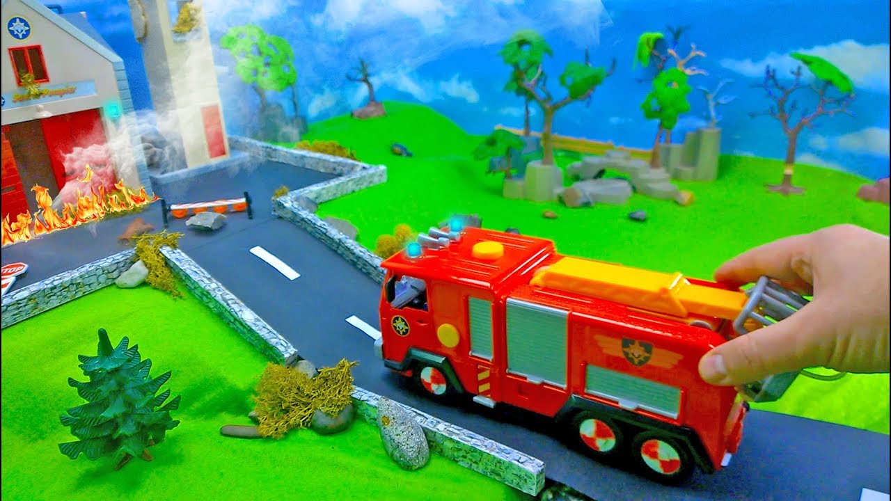Feuerwehrmann Sam Spielzeug Film 🔥 Alte Feuerwache geht in Flammen auf | Kinderfilm | Toys for Kids
