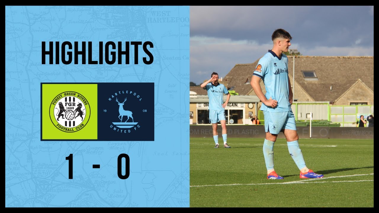 📺 Pools defeated at The New Lawn | Forest Green Rovers 1-0 Hartlepool United