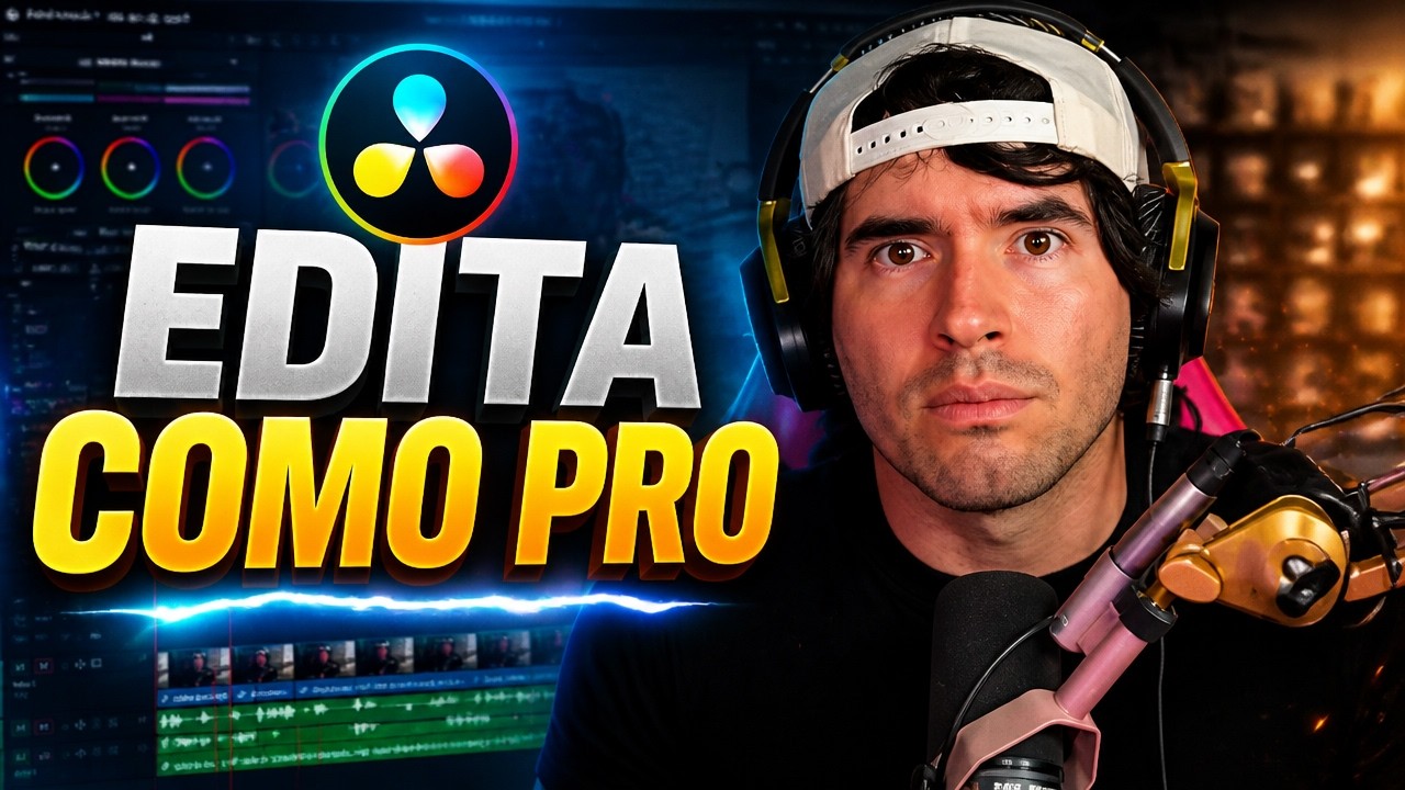 Aprende DaVinci Resolve desde CERO hasta PRO | Edición REAL paso a paso (GRATIS)