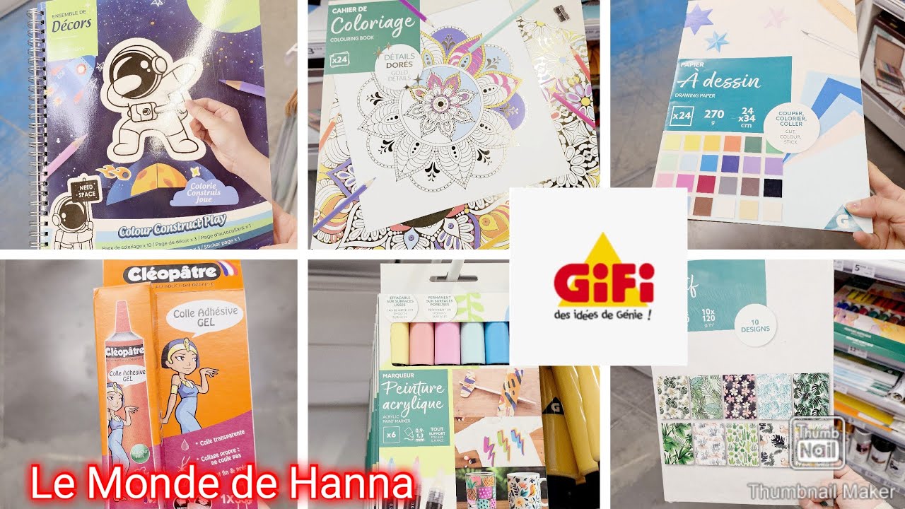GIFI ARRIVAGE 22-02 LOISIRS CRÉATIFS 😍❣️