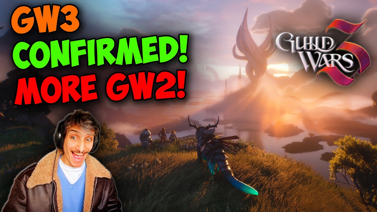 АНОНСИРОВАНА НОВАЯ AAA MMORPG GUILD WARS 3! РЕАКЦИЯ