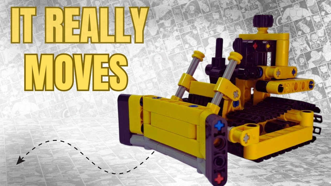 LEGO 42163 Technic Bulldozer Has NO Right Being This Good | Full Build