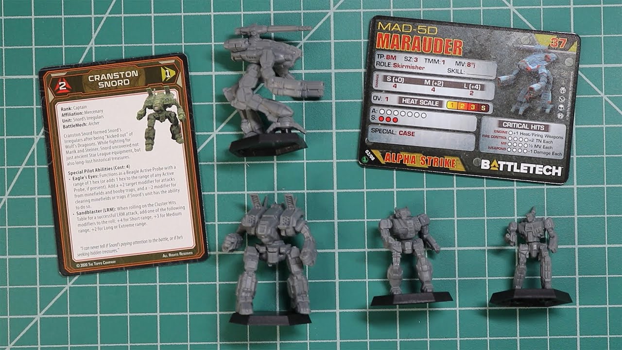 Inner Sphere Command Lance Unboxing | Plastic BattleTech Miniatures by Catalyst Game Labs