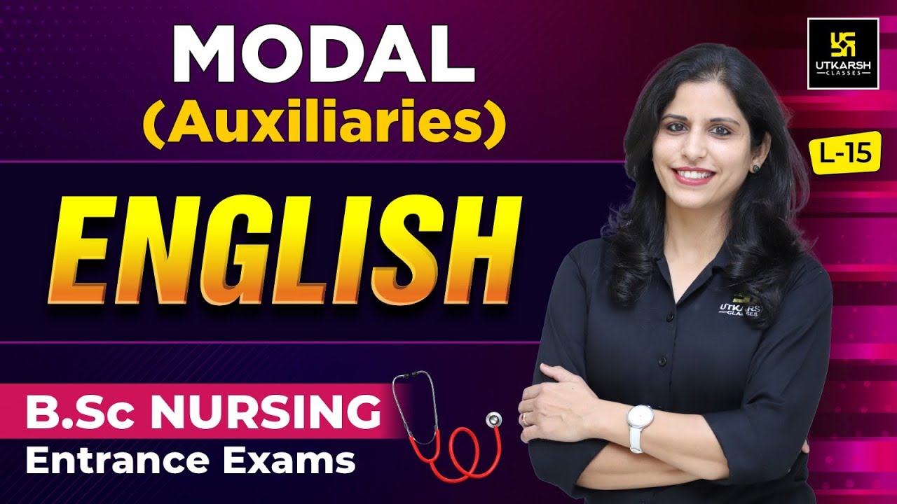 Modal Auxiliaries | English | UP CNET,  MP PNST & Other BSc Nursing Exams | Shipra Ma'am