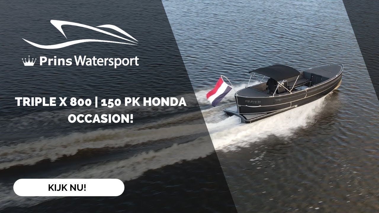 TRIPLE X800 OCCASION | 150 PK HONDA - Prins Watersport