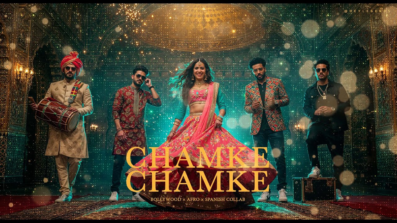 “Chamke, chamke” | Desi–Afro–Spanish Fusion 🔥 Viral Dance Challenge | Official Audio