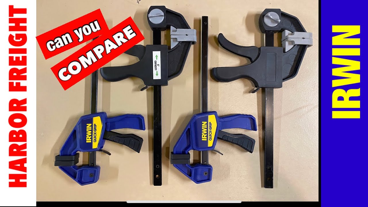 harbor freight clamp review v/s irwin clamps