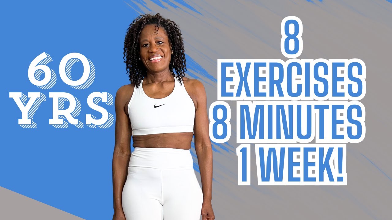 Workout to lose Belly Fat and Get a Smaller Waist| 8 Exercises 8 Minutes 1 Week Challenge