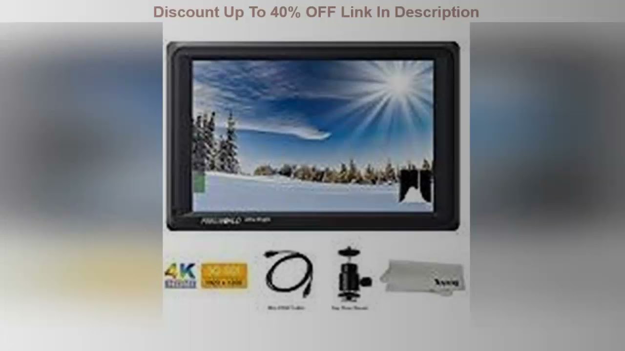 Top Brands FEELWORLD FW279S 7 Inch 4K HDMI 3G-SDI 2200nit Daylight Viewable 1920x1200 On-Camera Fie