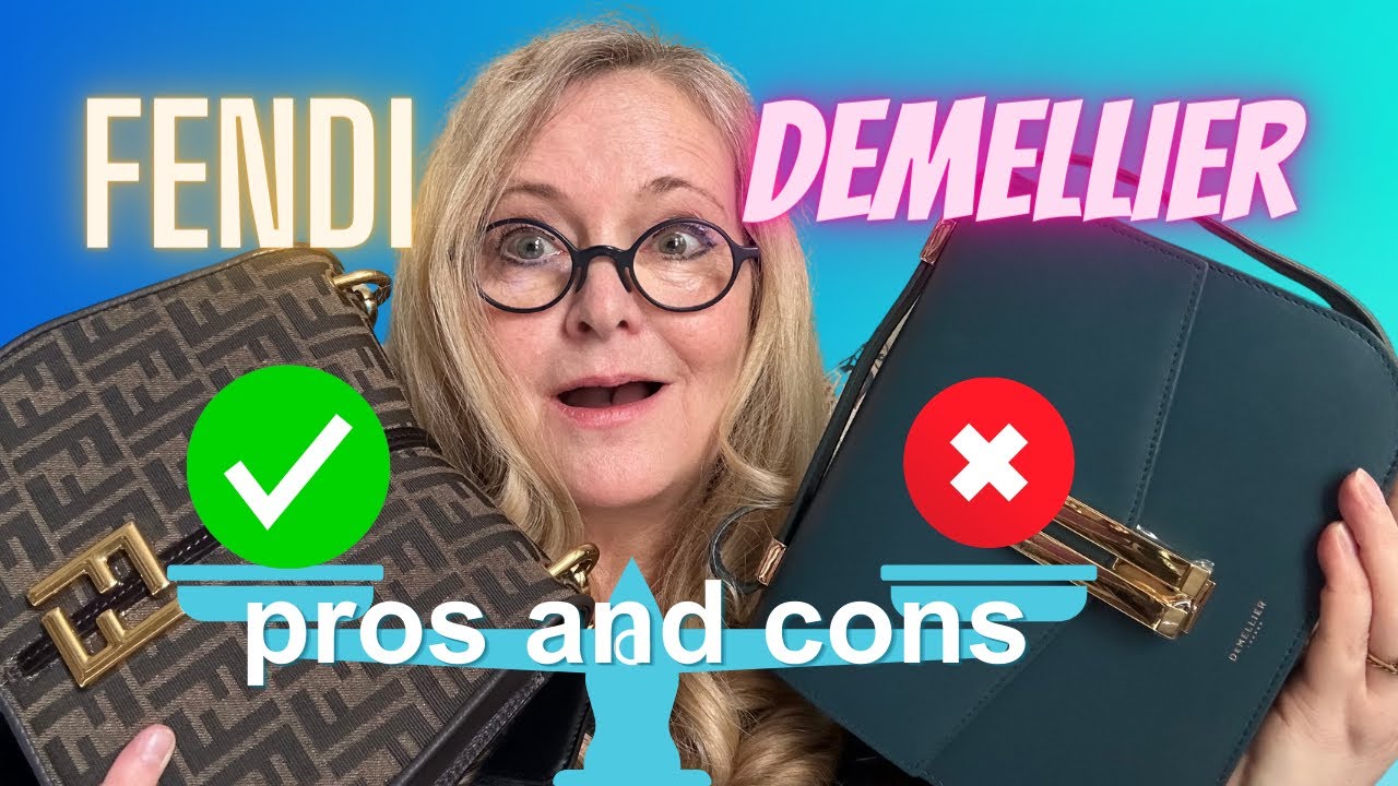 FENDI C’MON and DEMELLIER Vancouver BAG Comparison and REVIEW incl What fits