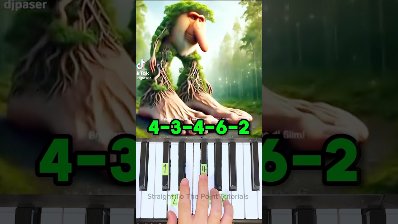 Brr Brr Patapim Alarm - Piano Tutorial #shorts
