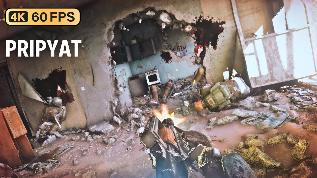 INTENSE Gunfights in PRIPYAT - STALKER 2 Photorealistic Ultra Modded
