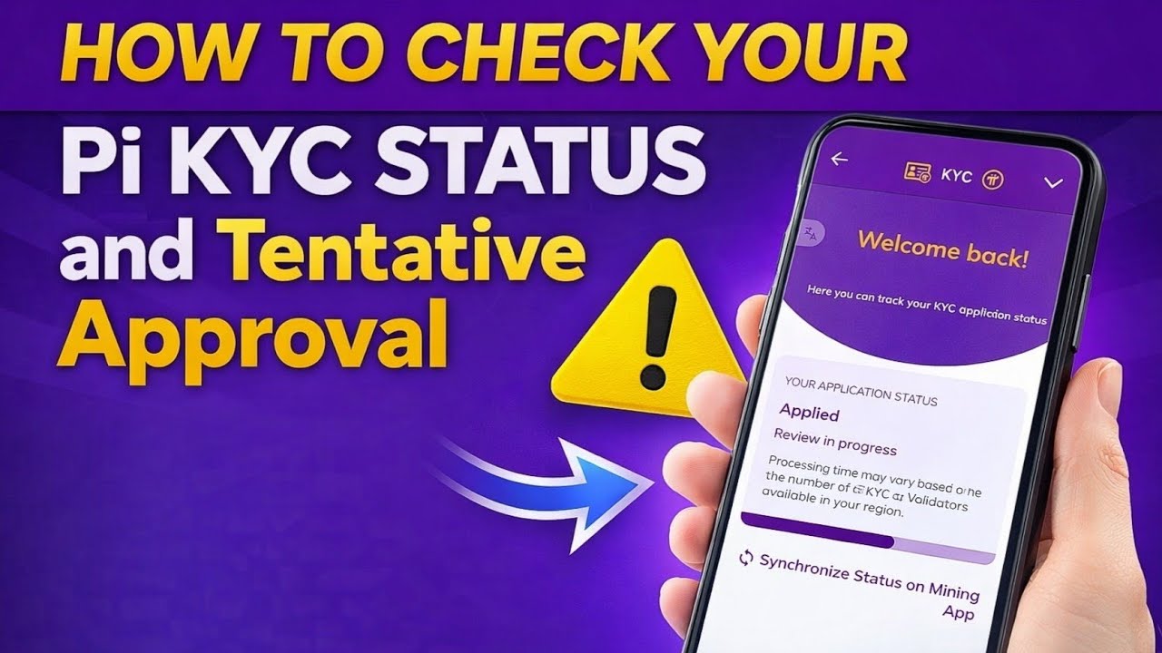 Pi Network: Как проверить статус KYC и получить предварительное одобрение.