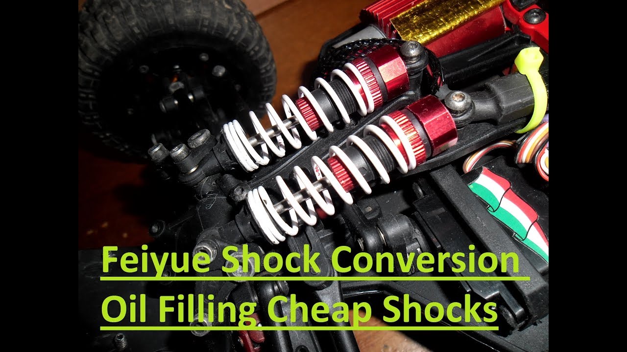 Best Homemade Rc Car Mod. Rc Truck Shock Oil Filling Conversion for rebound!!!!!