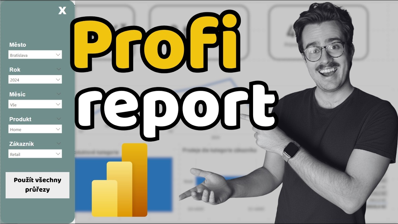 Design, který ti zachrání 30 % místa v Power BI reportu: Dynamický panel filtrů