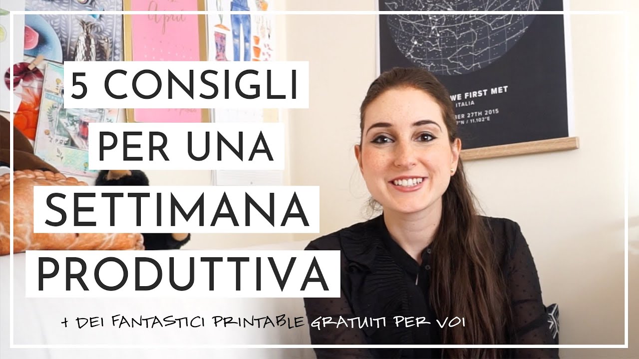 5 consigli per una settimana produttiva//Back2School con Mapiful