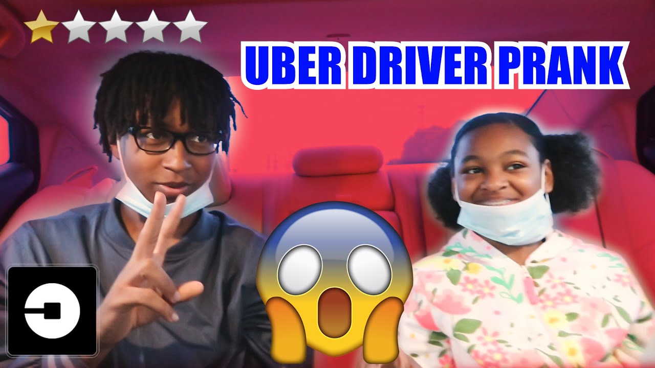 UBER PRANK ON MACEI AND KHALIL (WE ALMOST CRASHED😱)